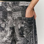 Black Bandana Pant