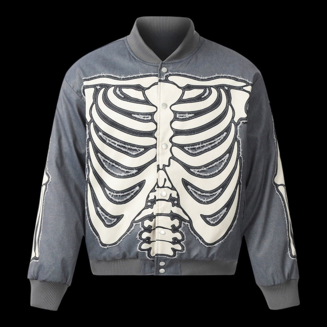 Skull rib Jacket
