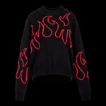 Flame Stripe Sweater