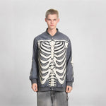 Skull rib Jacket
